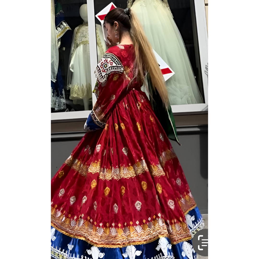 Traditionelles Afghanisches Hochzeitskleid