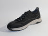 Moderne Herren Sneaker in Schwarz und Grau - Bequeme Freizeitschuhe mit Leder-Optik