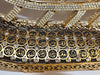 Luxuriöse Islamische Kalligrafie-Deko mit Strasssteinen – Elegantes Arabisches Kunstwerk in Gold
