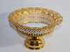 Goldene 2-stöckige Etagere – Elegante Deko-Schale für Süßigkeiten, Obst und Hochzeitsdeko