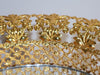 Goldene 2-stöckige Etagere – Elegante Deko-Schale für Süßigkeiten, Obst und Hochzeitsdeko