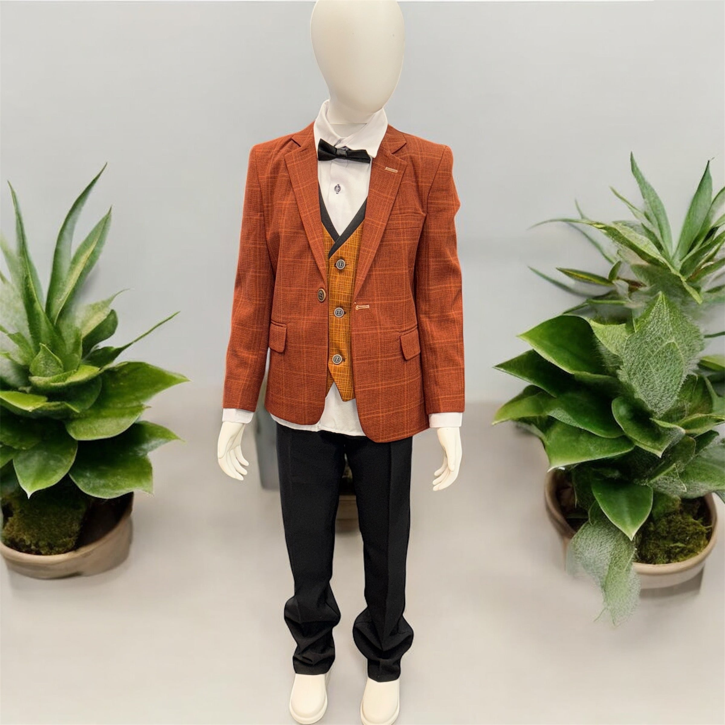 Anzug für Jungen – Hochzeitsanzug, Pageboy, Party- und Festtags-Outfit für 1- bis 10-Jährige